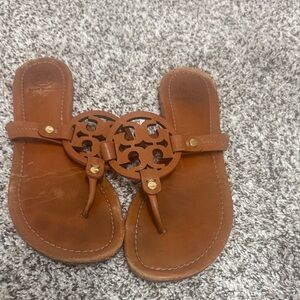 Tory Burch Tan Leather Sandals